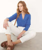 Picture of SERGIO WHITE COTTON PAPER-BAG TROUSERS